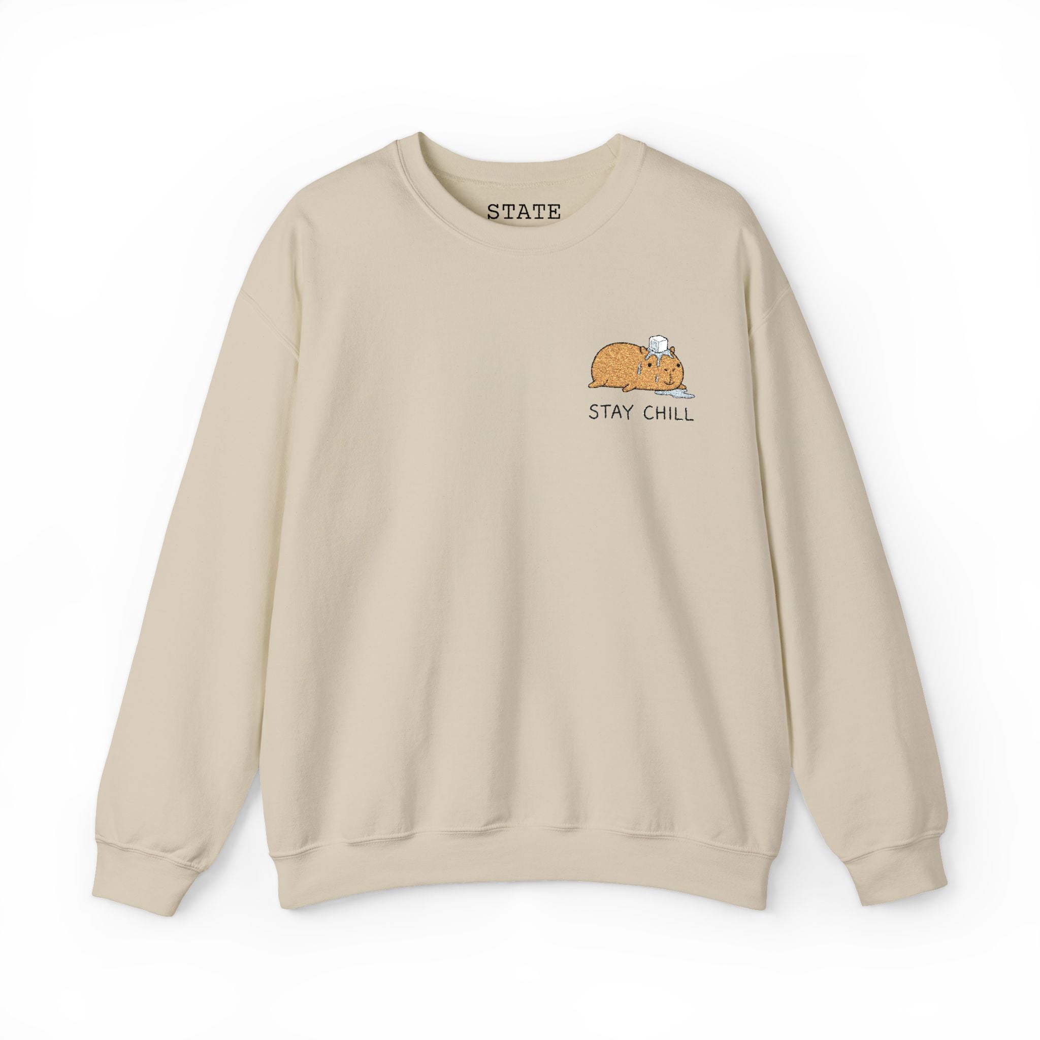 capybara - stay chill | sweatshirt