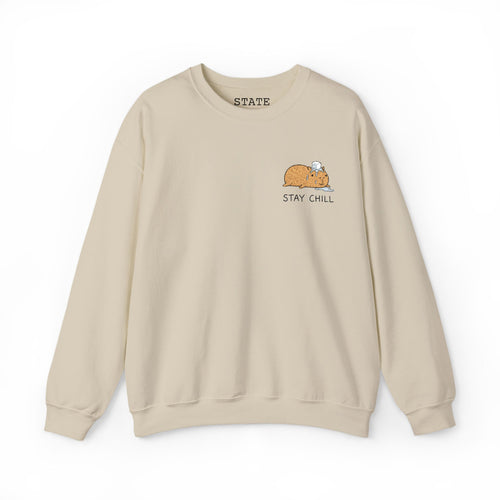 capybara - stay chill | sweatshirt