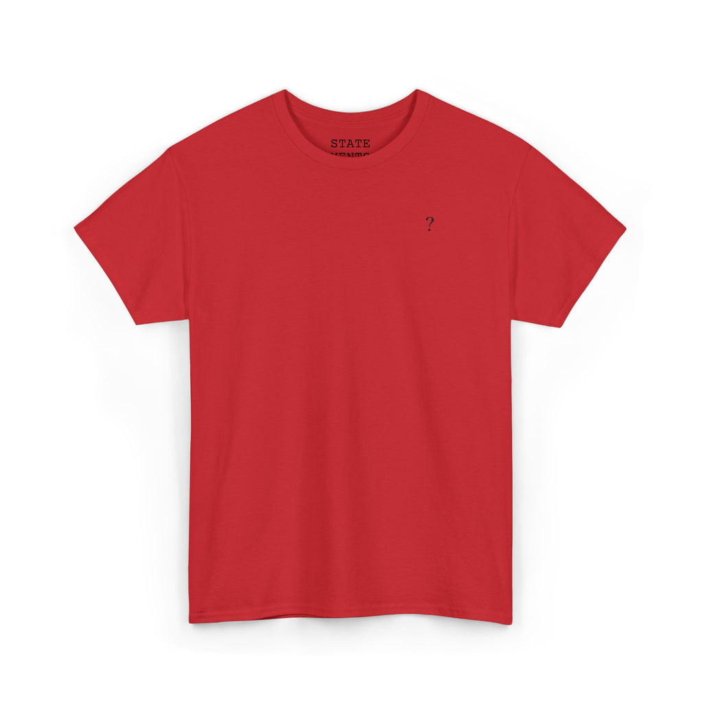question mark | shirt