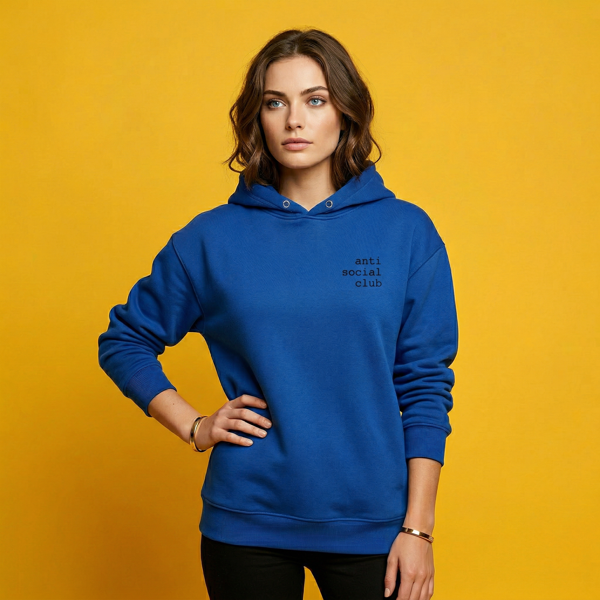 anti social club | hoodie