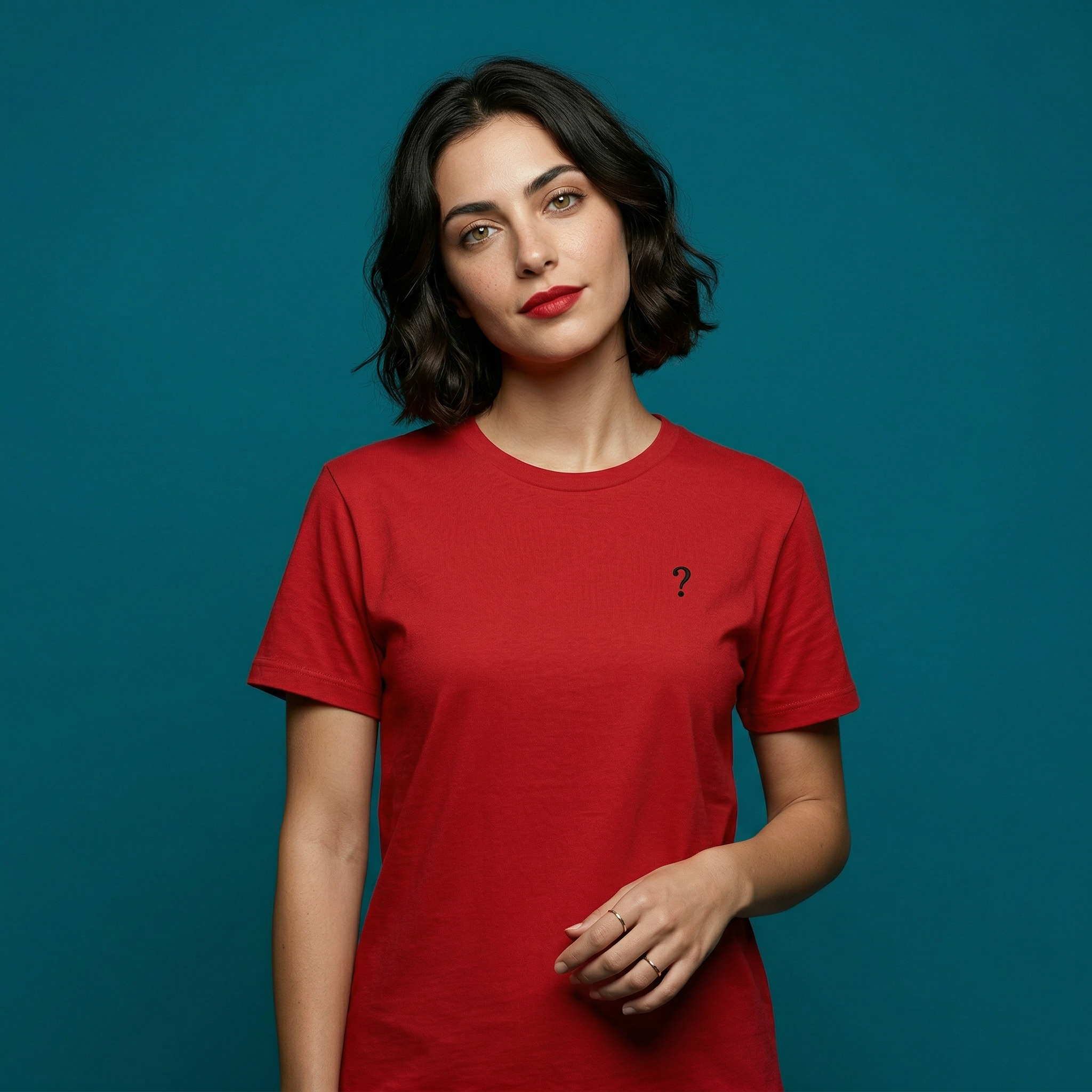 question mark | shirt