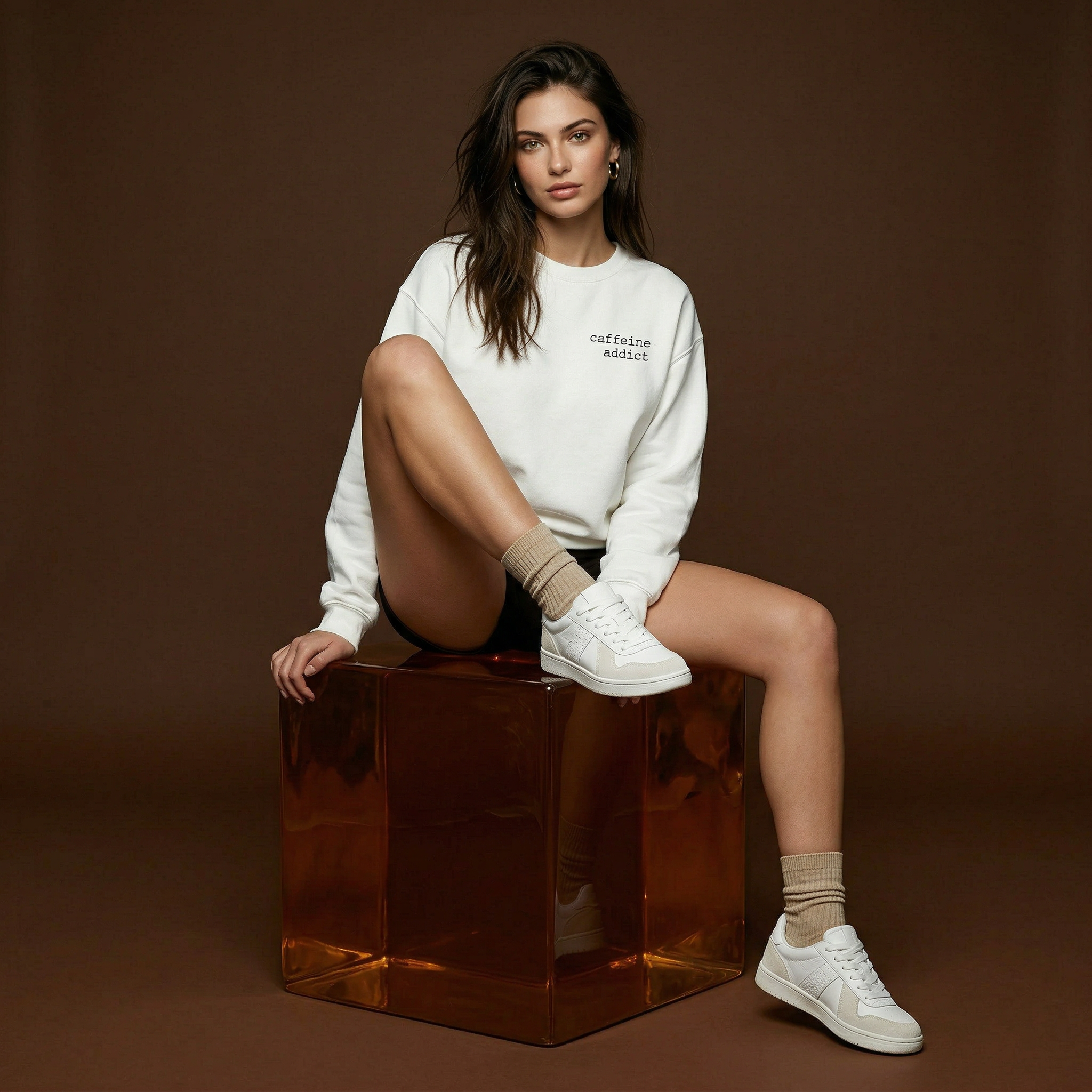 caffeine addict | sweatshirt