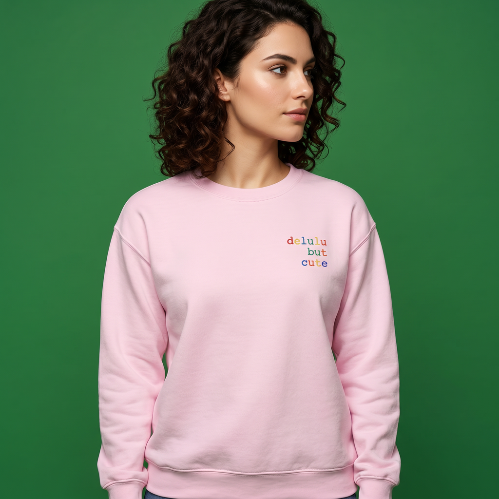 delulu but cute | sweatshirt