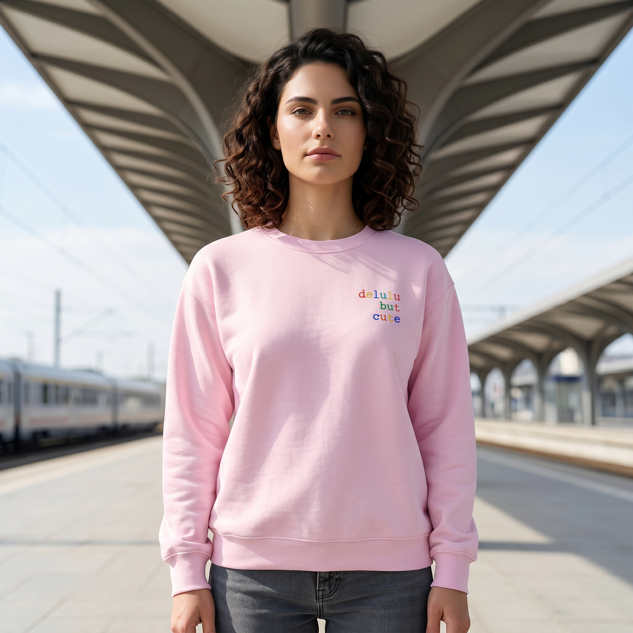 delulu but cute | sweatshirt