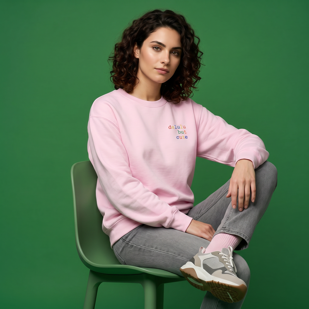 delulu but cute | sweatshirt