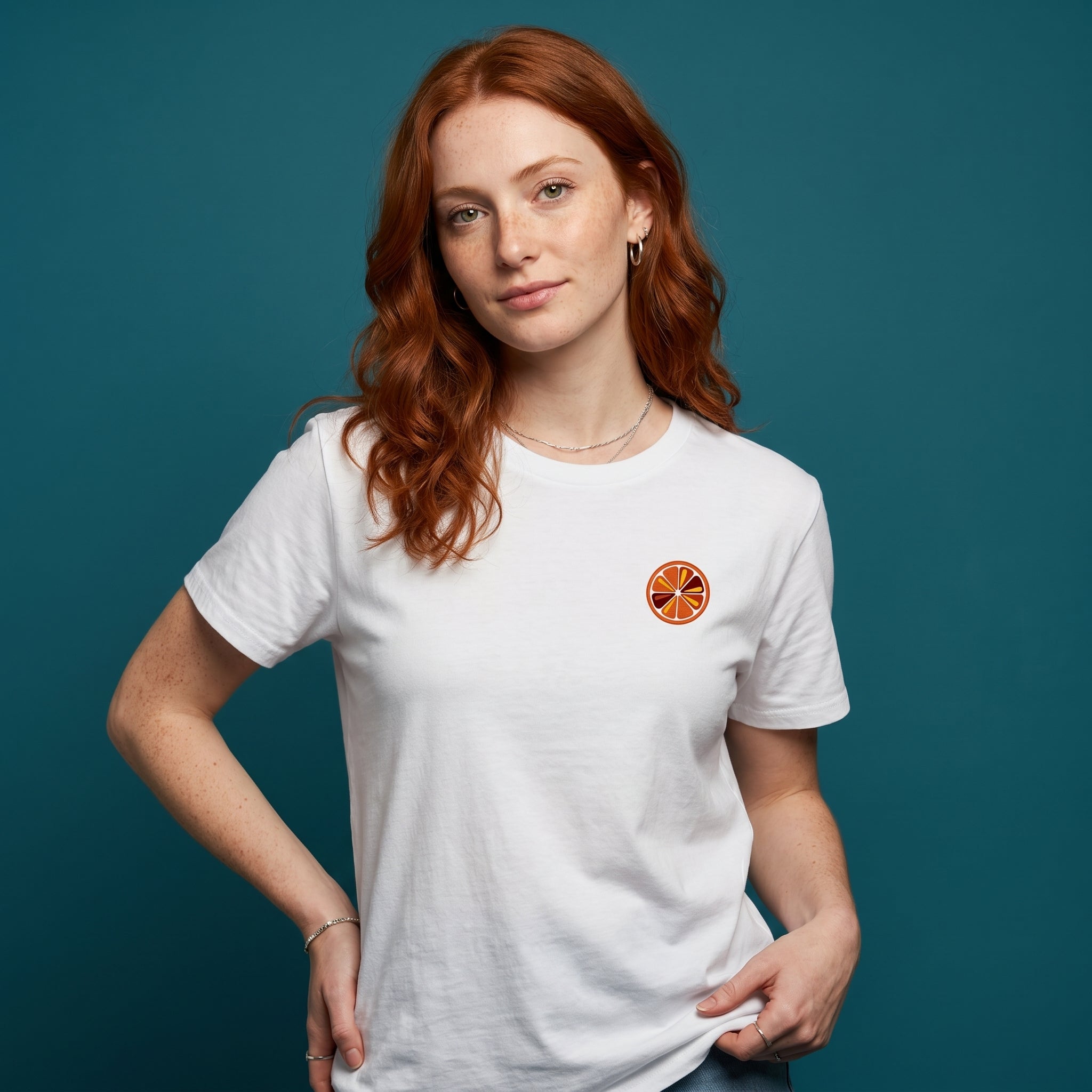 orange slice | shirt