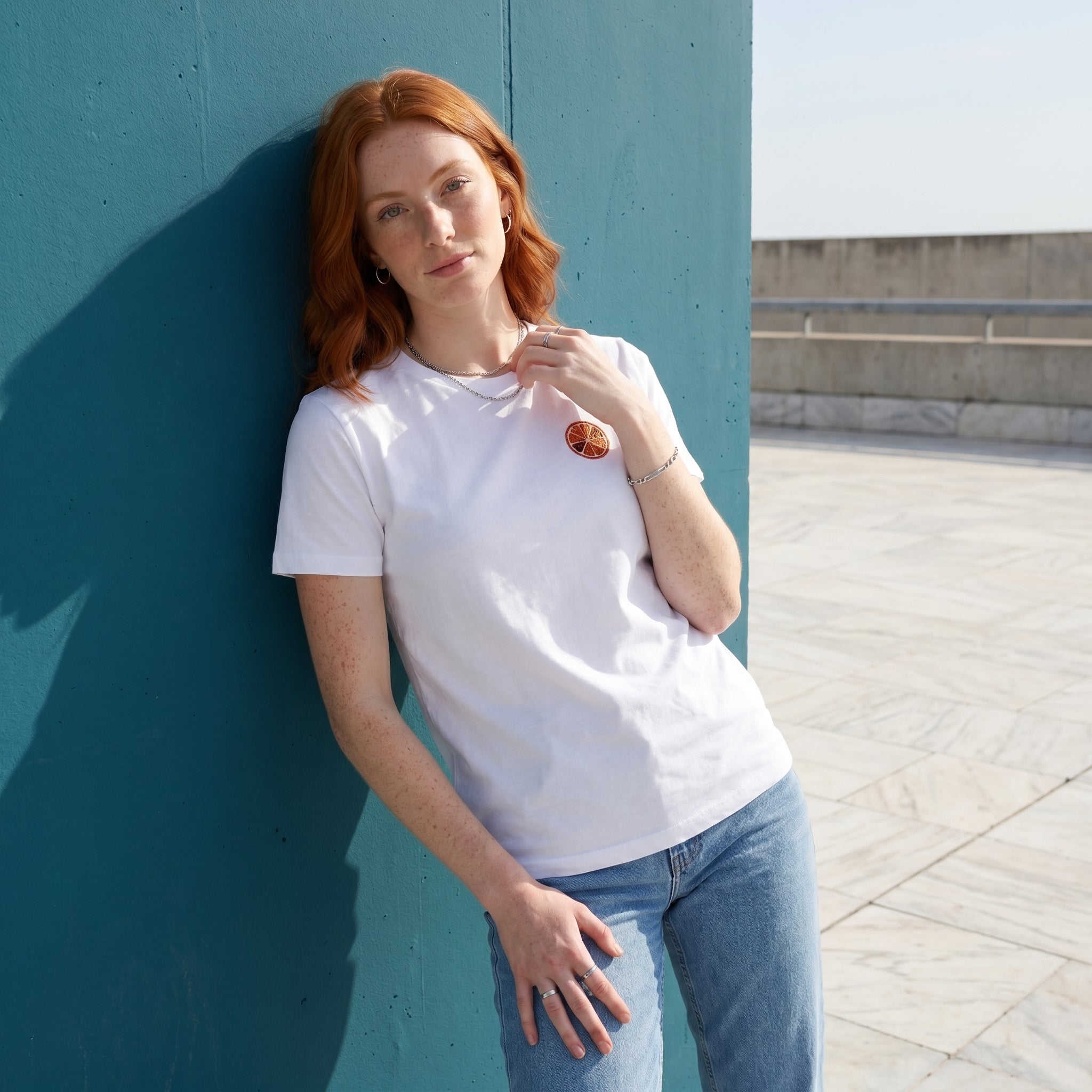 orange slice | shirt