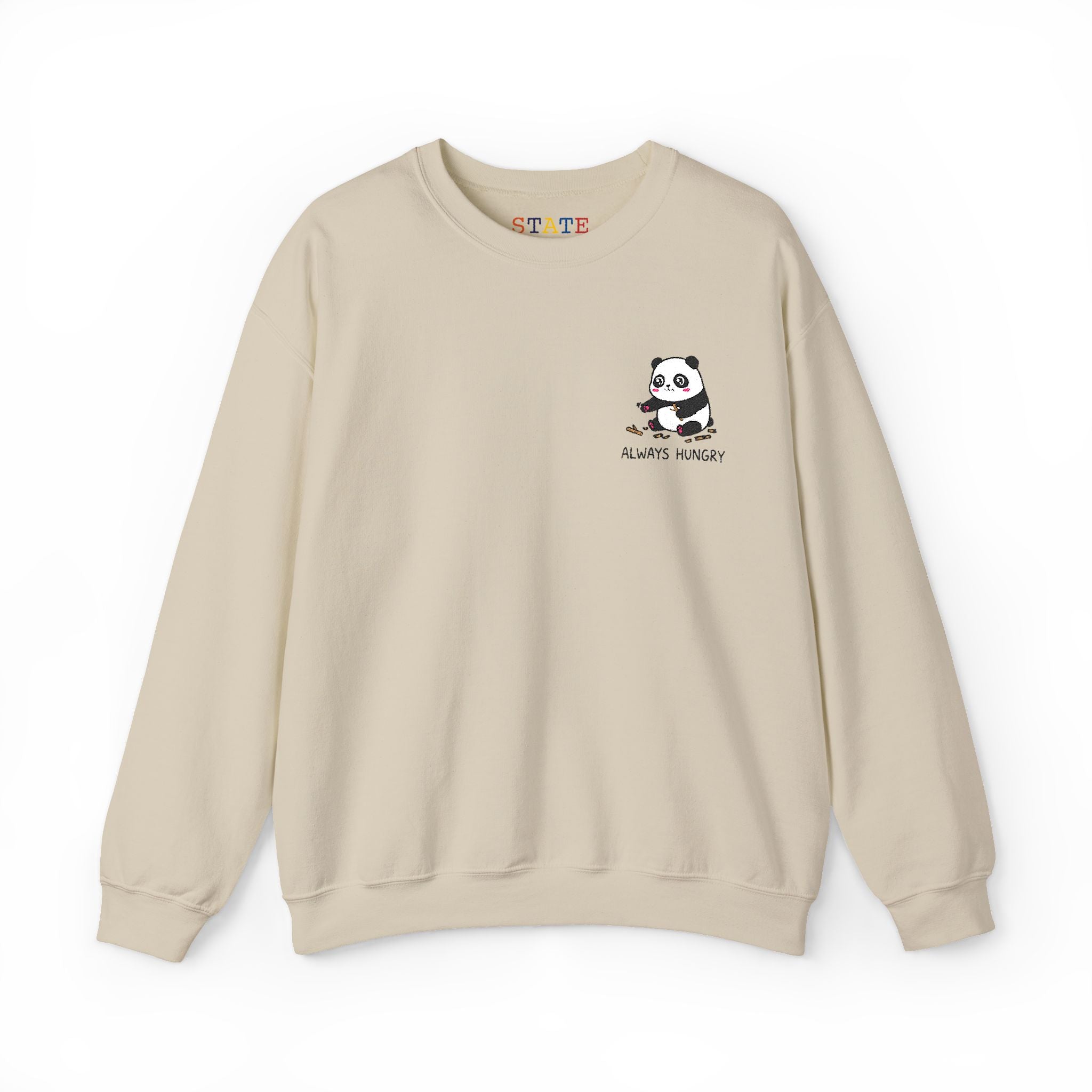 panda - always hungry | sweatshirt
