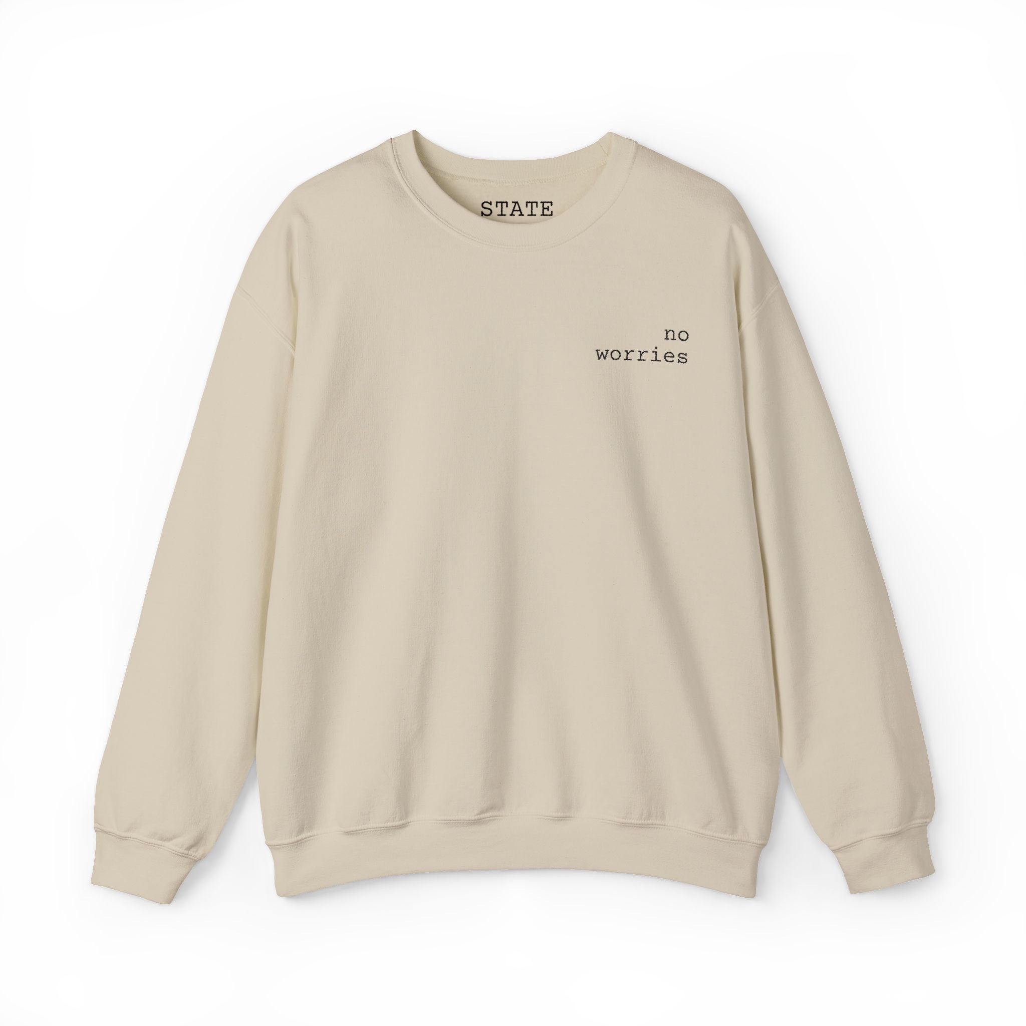 no worries | sweatshirt